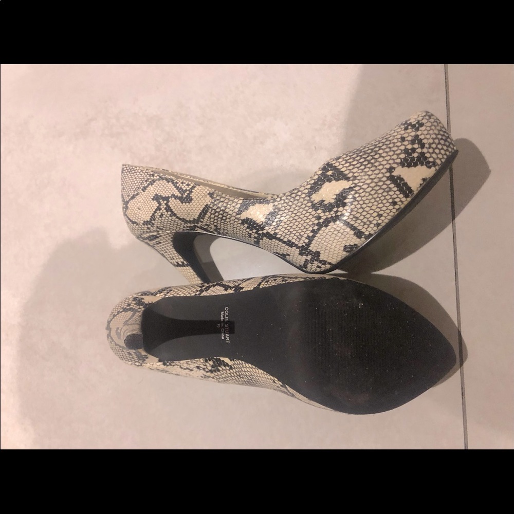 Colin Stuart Snakeskin Heels - Picture 3 of 3